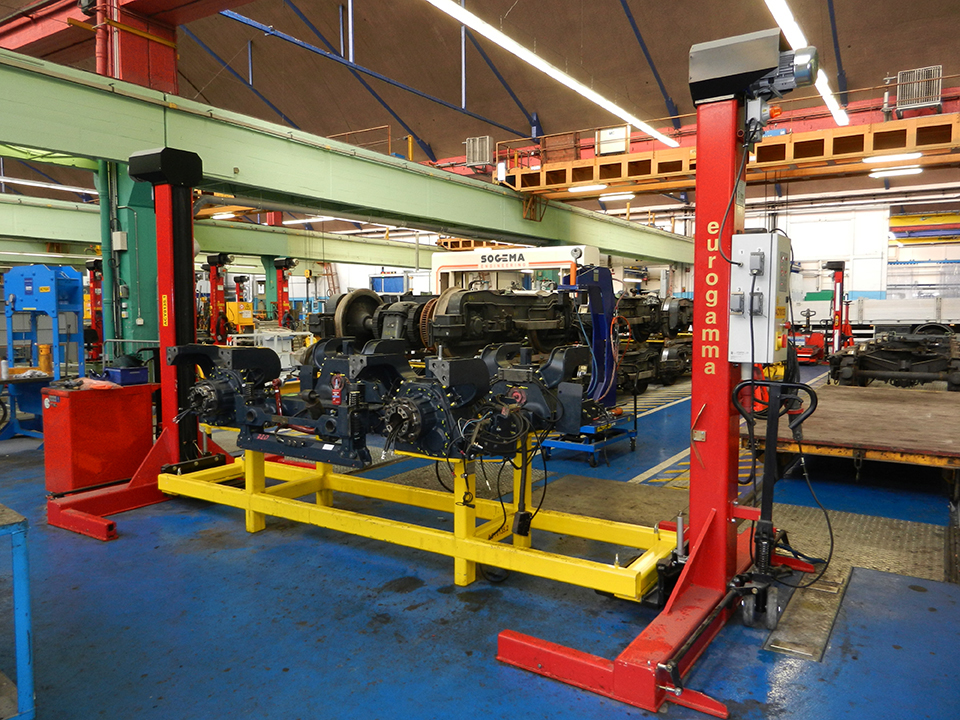 Sollevatori per carrelli