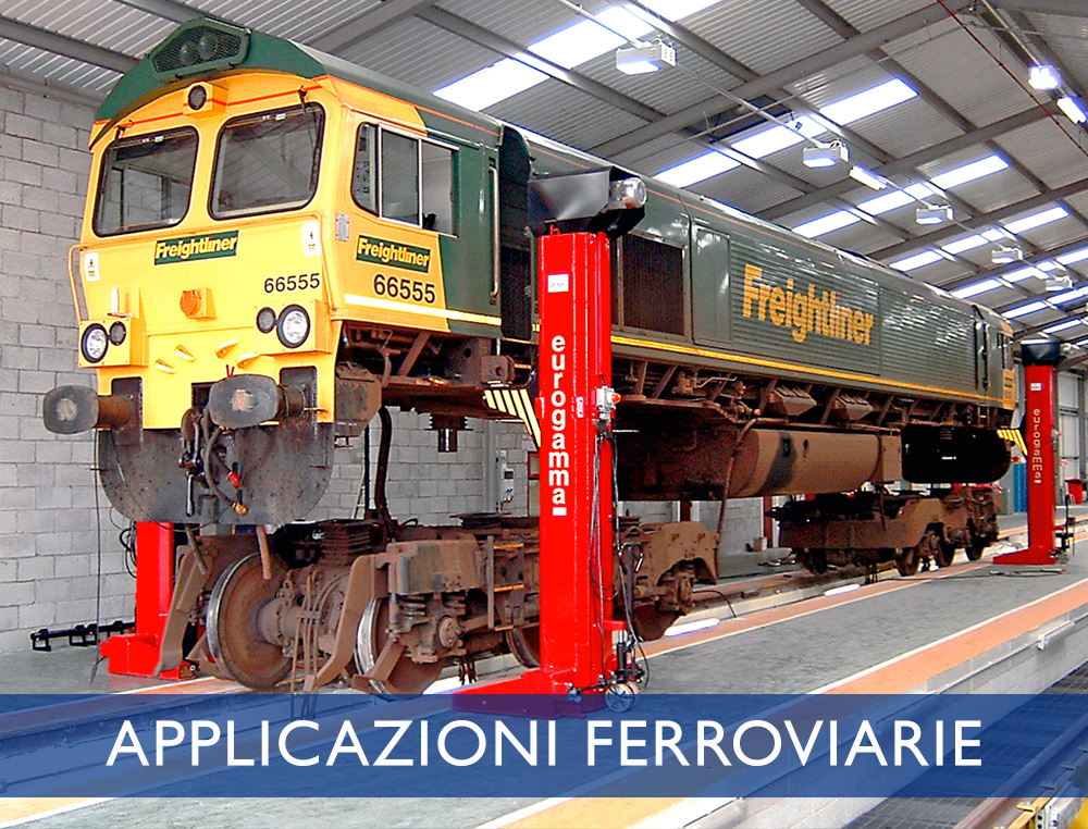 Sollevatori veicoli ferroviari