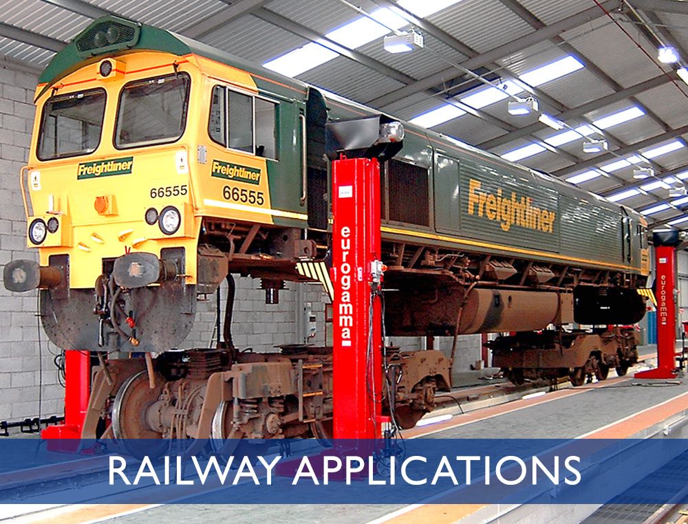 Sollevatori veicoli ferroviari